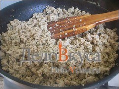 Шаг 4 приготовления Макароны по-флотски со свининой и укропом