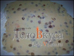Шаг 8 приготовления Творожные печенья с изюмом. Простое печенье с творогом и изюмом