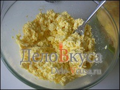 Шаг 3 приготовления Сладкая начинка из творога
