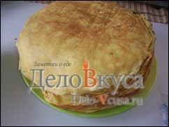 Шаг 1 приготовления Блинчики с грибами. Налистники с грибной начинкой