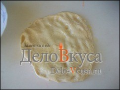Шаг 11 приготовления Пицца с курицей, шампиньонами и сыром без томатной основы