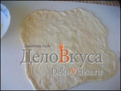 Шаг 12 приготовления Пицца с курицей, шампиньонами и сыром без томатной основы