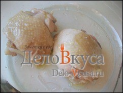 Шаг 3 приготовления Пицца с курицей, шампиньонами и сыром без томатной основы
