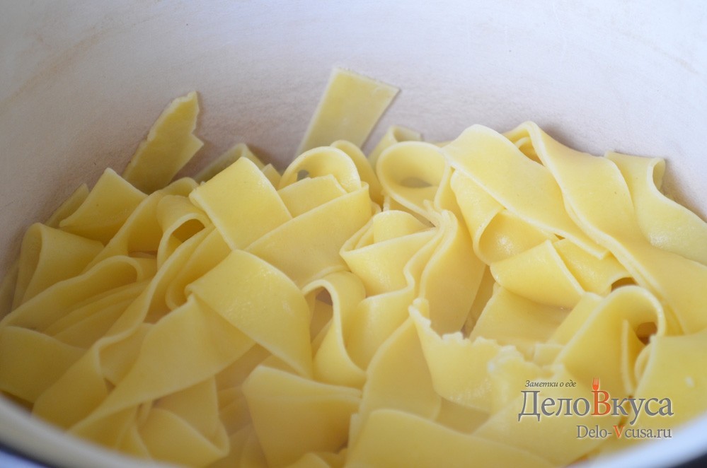Шаг 6 приготовления Белая паста (Pasta in bianco) или Как варить итальянские макароны
