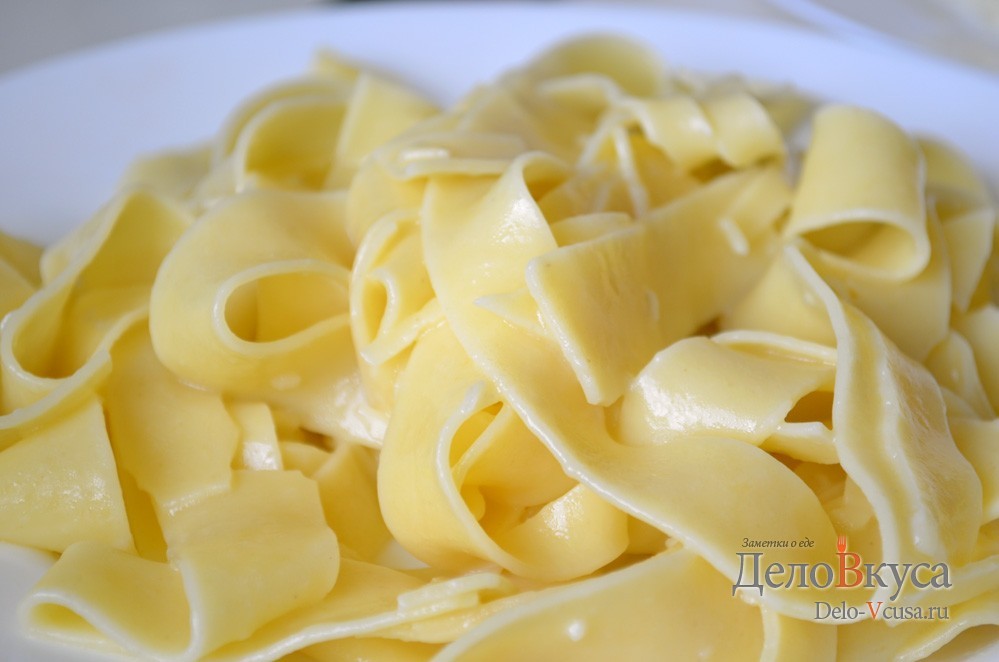Шаг 9 приготовления Белая паста (Pasta in bianco) или Как варить итальянские макароны