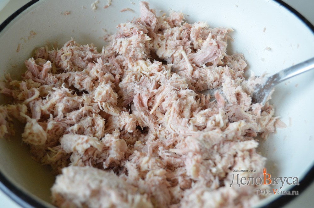 Шаг 1 приготовления Пирожки с мясом и картошкой в духовке