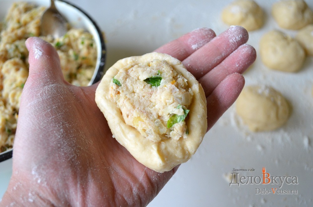 Шаг 26 приготовления Пирожки с мясом и картошкой в духовке
