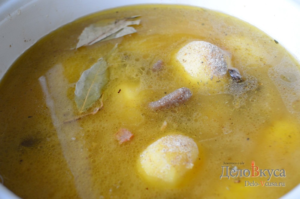 Шаг 13 приготовления Жаркое по-домашнему с мясом и грибами