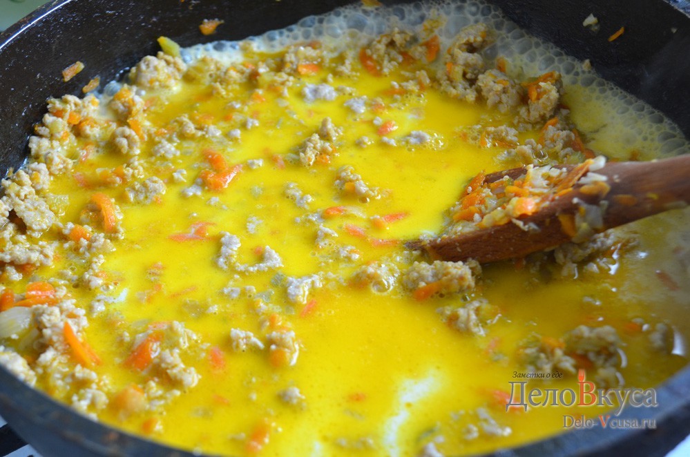 Шаг 8 приготовления Соус Болоньезе с макаронами
