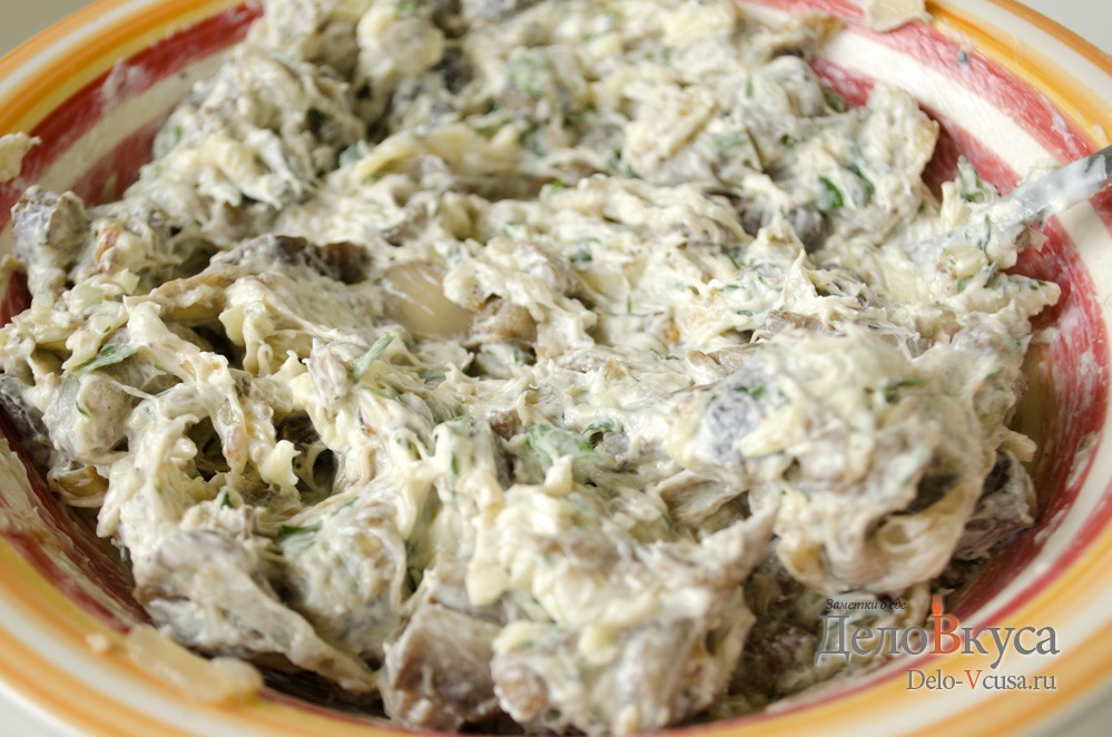 Шаг 9 приготовления Мясо по-французски из свинины с грибами