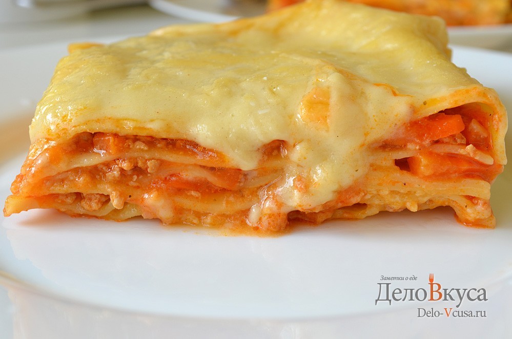 Шаг 15 приготовления Лазанья с мясом