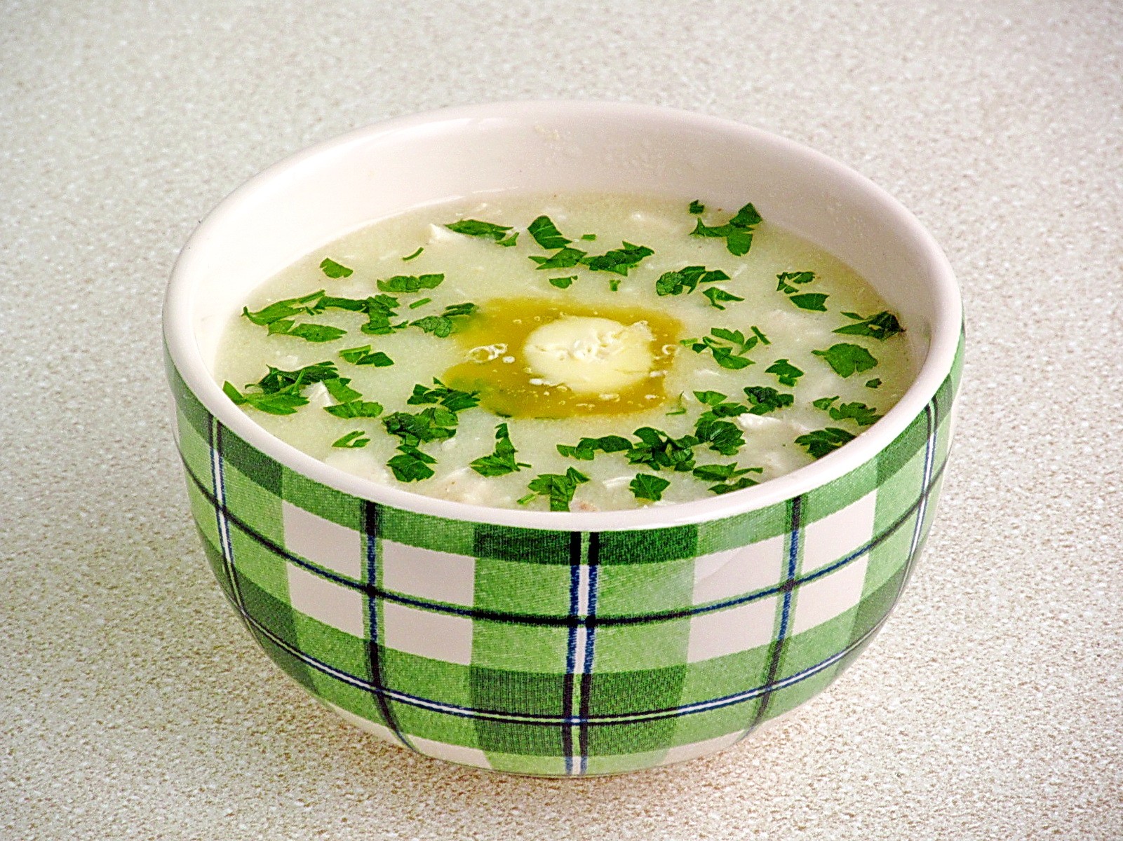 Шаг 8 приготовления Манная каша на курином бульоне