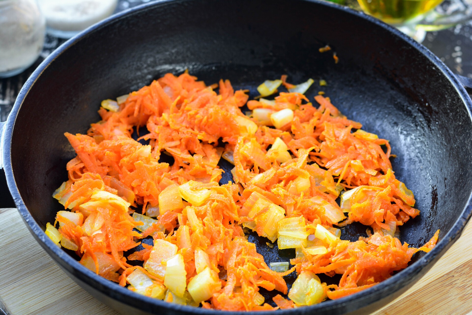 Шаг 6 приготовления Рассольник с курицей и рисом