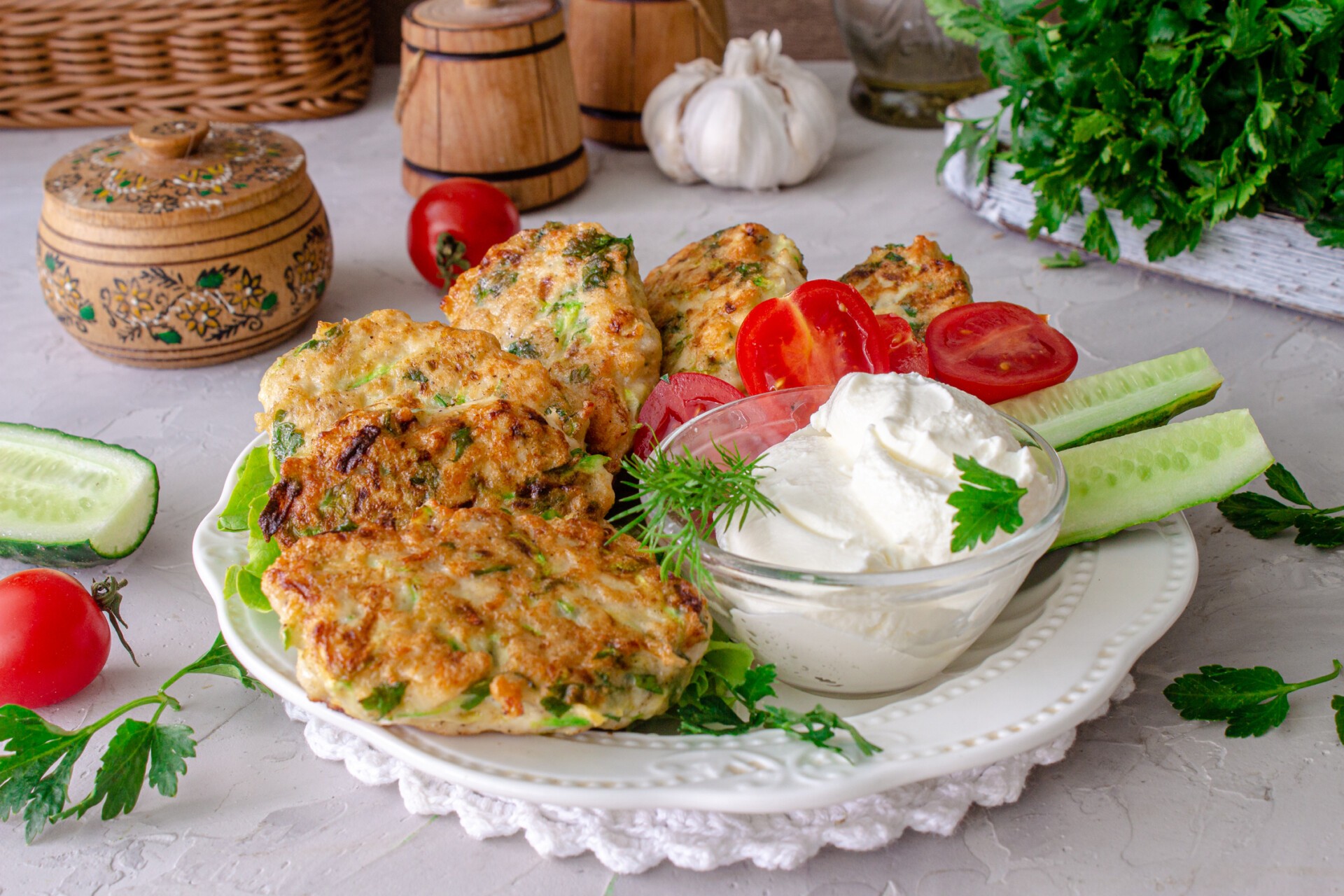 Шаг 8 приготовления Куриные котлеты с кабачком на сковороде