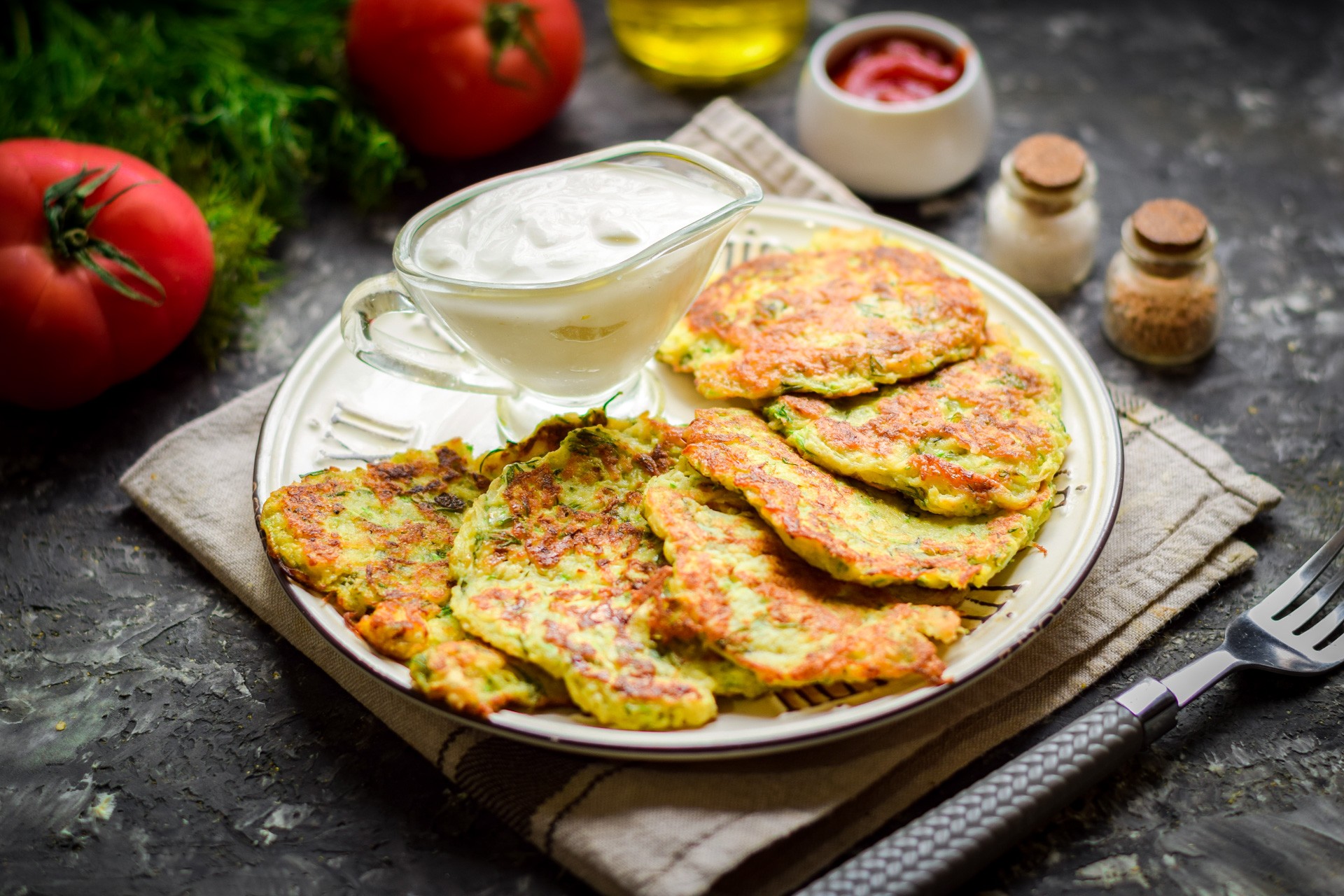 Обложка рецепта Драники из кабачков и картофеля