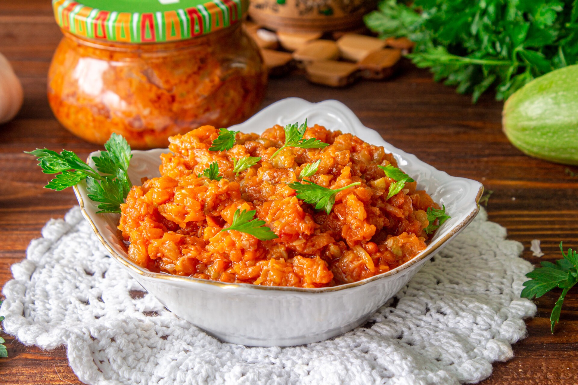 Шаг 6 приготовления Кабачковая икра с майонезом через мясорубку на зиму