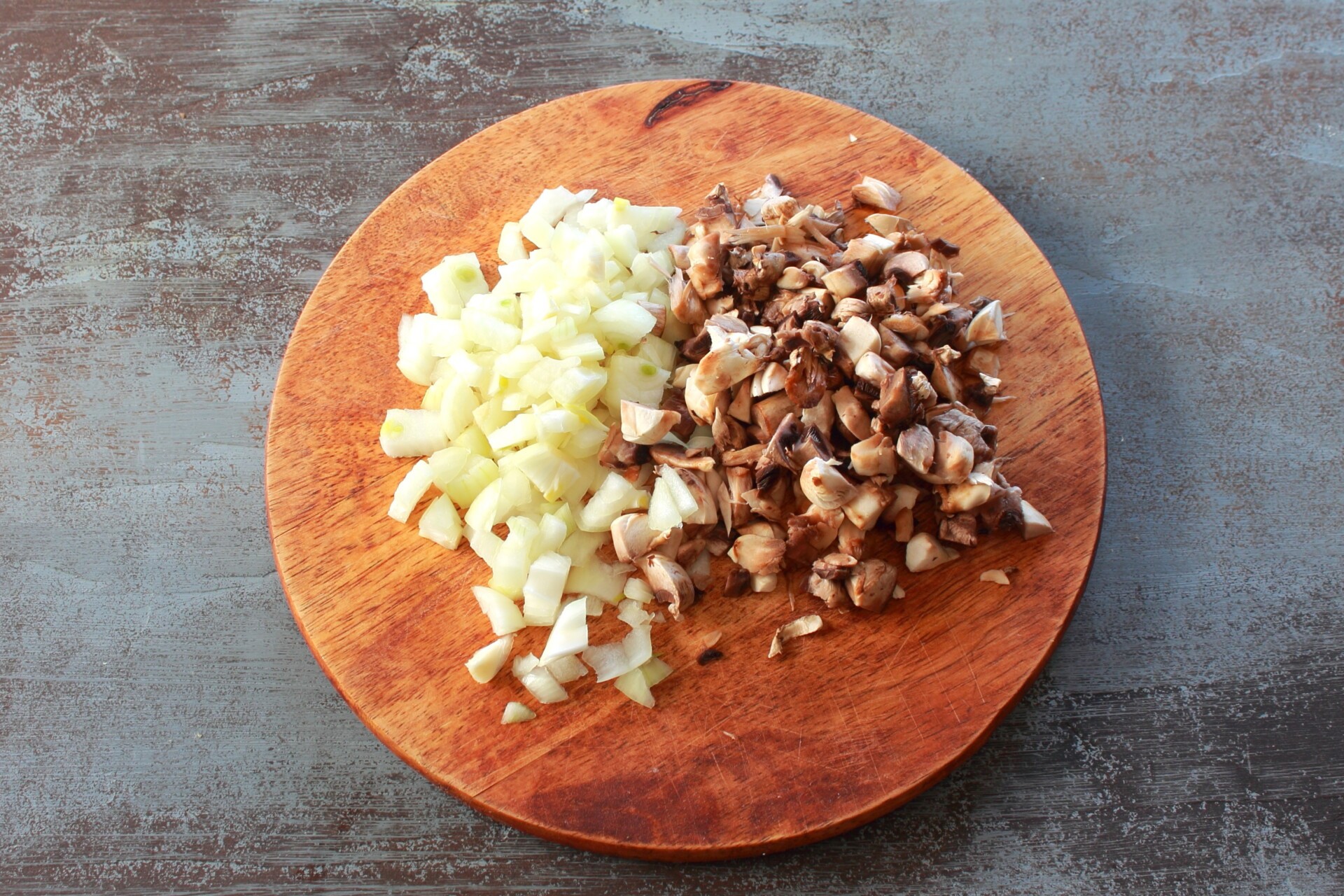 Шаг 7 приготовления Лазанья с курицей и грибами