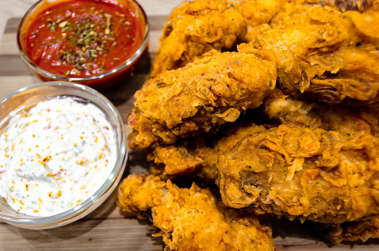 Шаг 12 приготовления Острые куриные крылышки как в KFC