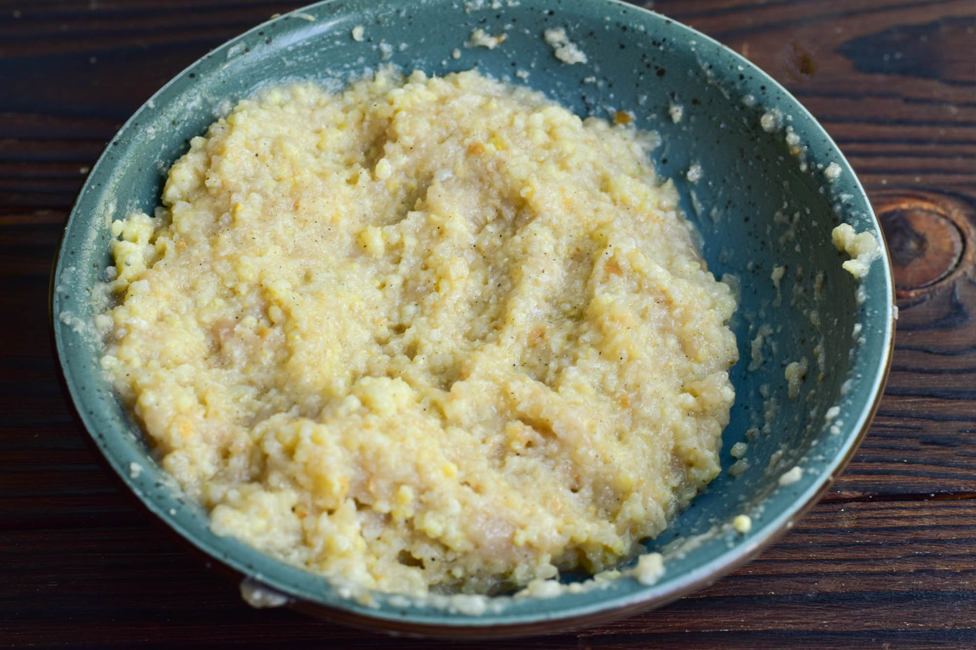 Шаг 4 приготовления Куриные котлеты с пшеном на сковороде