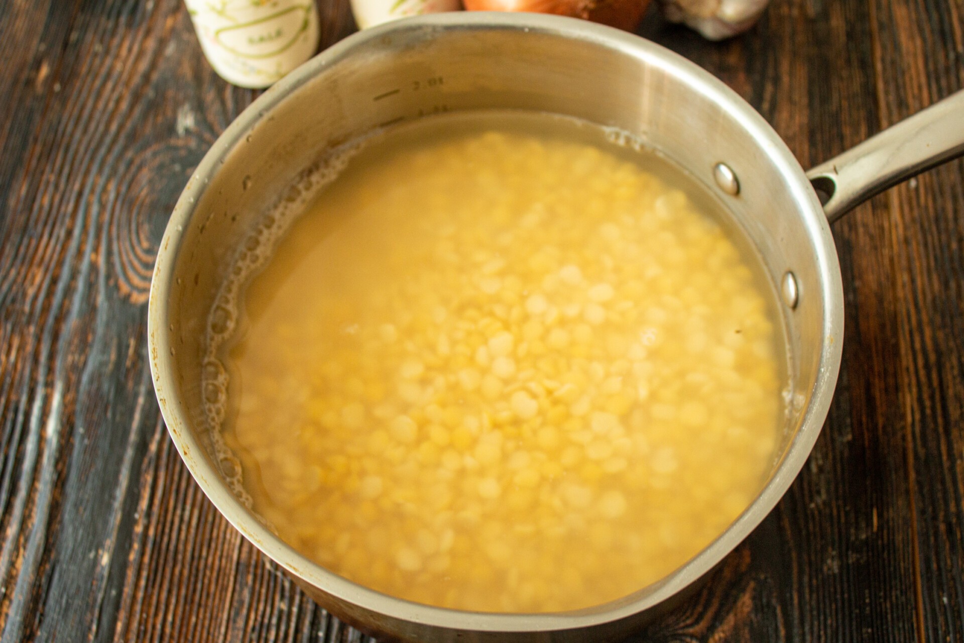 Шаг 1 приготовления Гороховая каша с тушёнкой