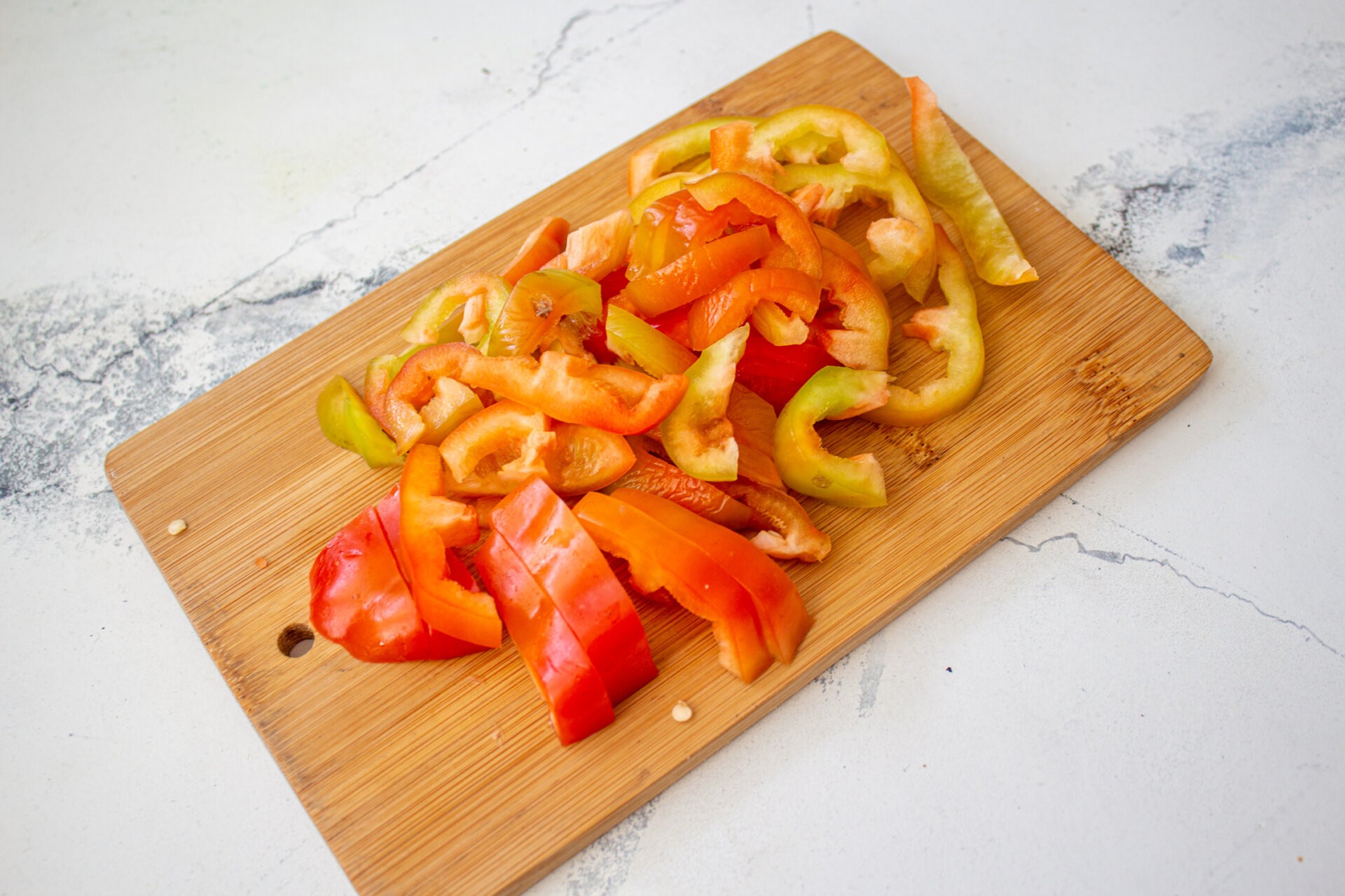Шаг 5 приготовления Овощное рагу с курицей и рисом