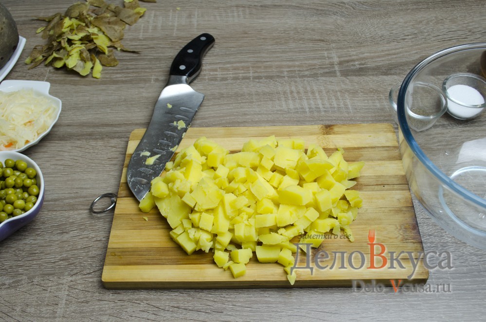 Шаг 1 приготовления Винегрет классический