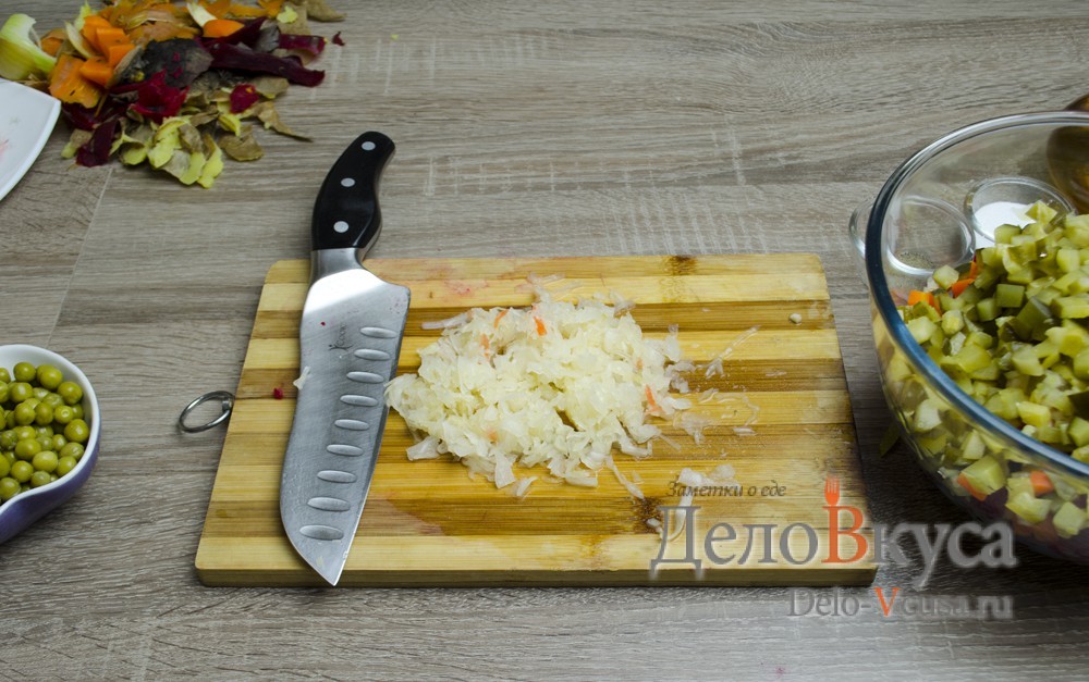 Шаг 6 приготовления Винегрет классический