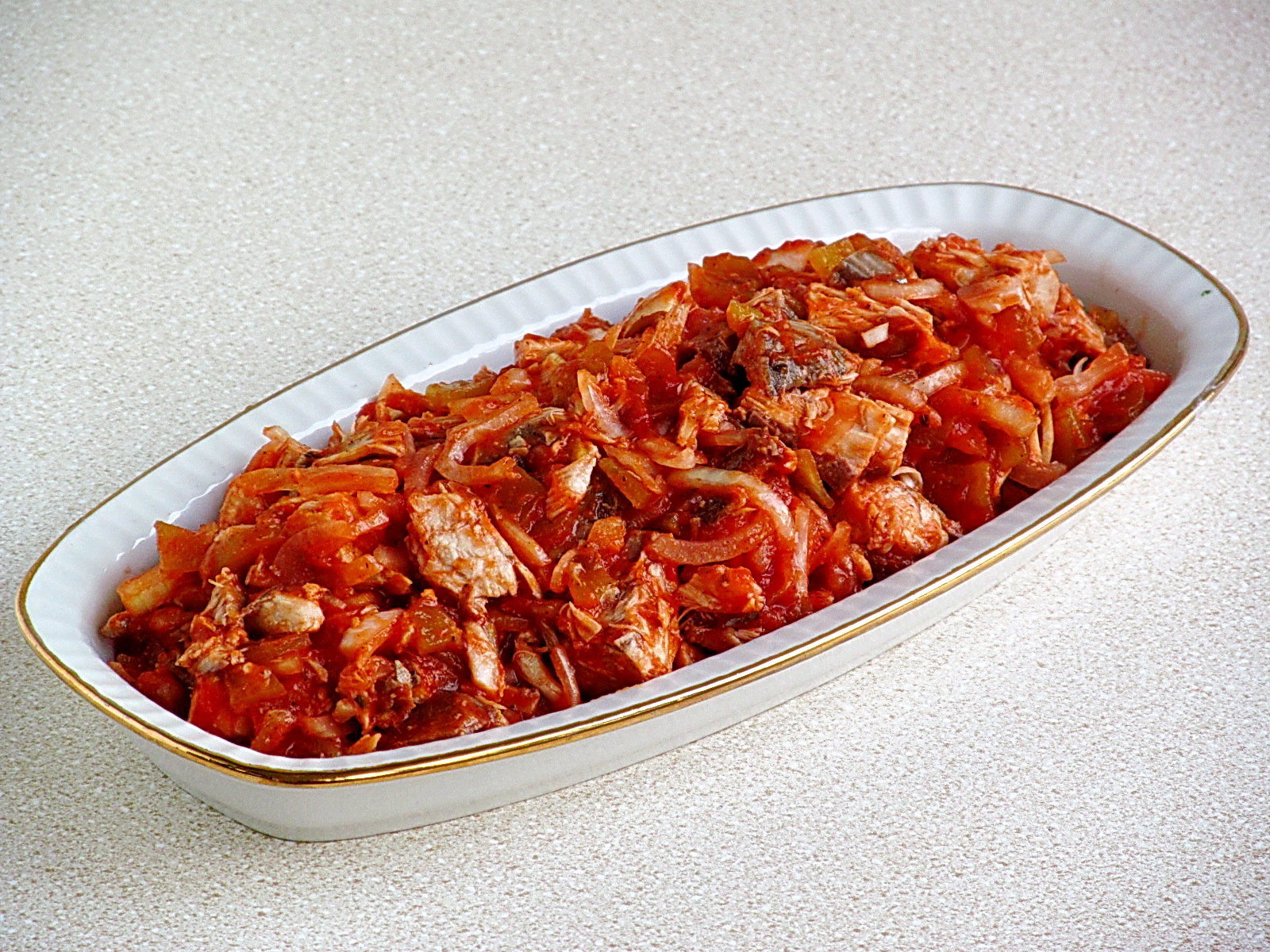 Шаг 11 приготовления Закуска из скумбрии по-пражски
