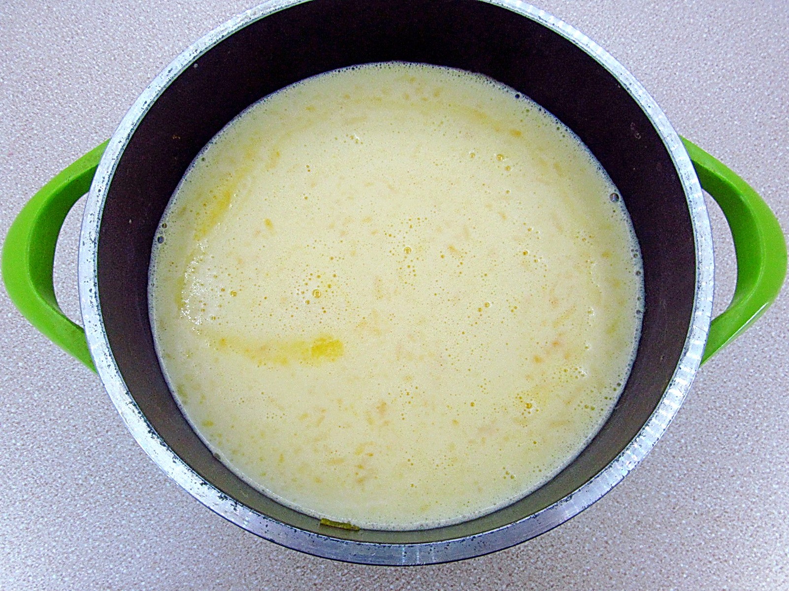 Шаг 4 приготовления Суп молочный с тыквой и манной крупой