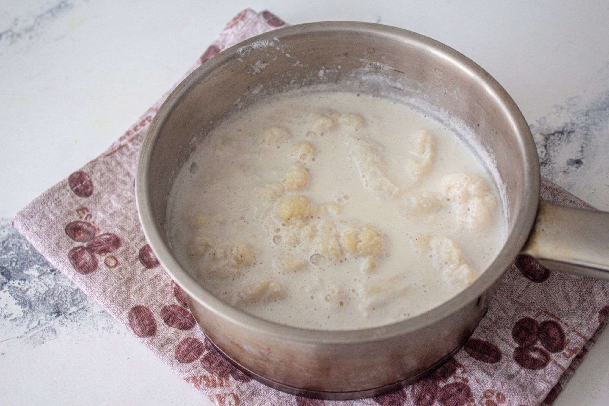 Шаг 2 приготовления Паста с соусом из цветной капусты