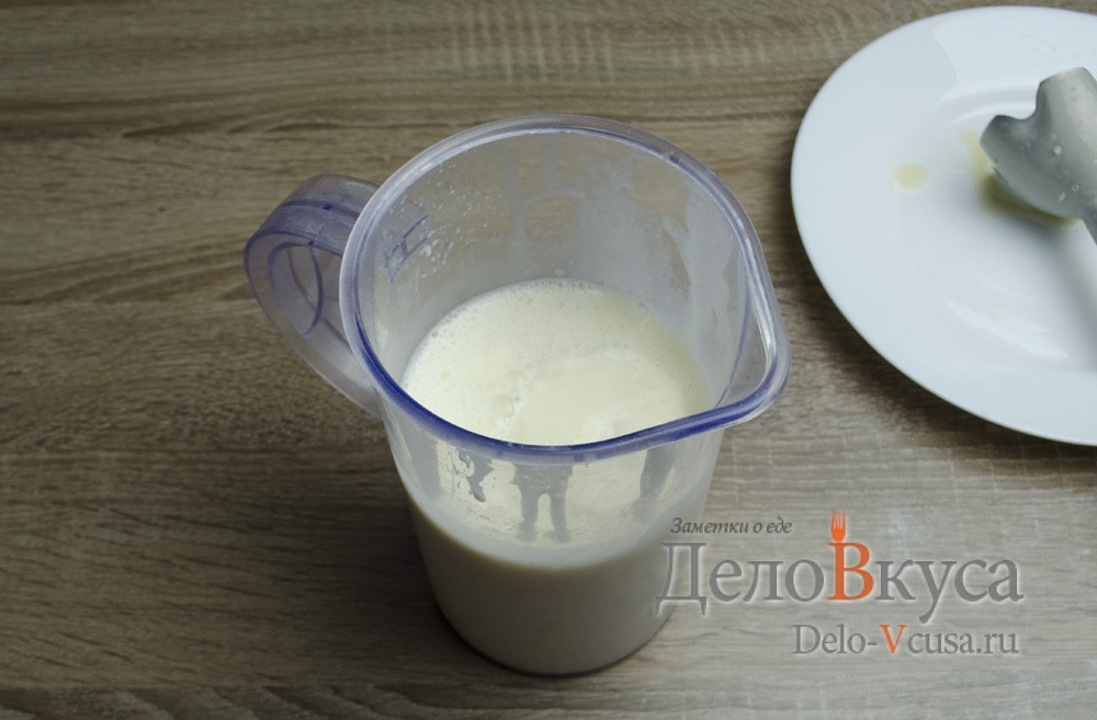 Шаг 4 приготовления Молочный коктейль с бананом и мороженым
