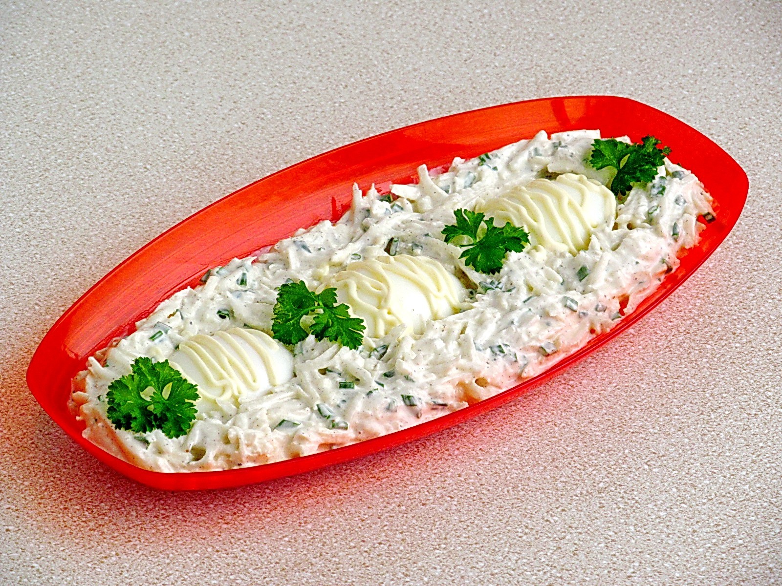 Шаг 6 приготовления Закуска яйца по-бернски