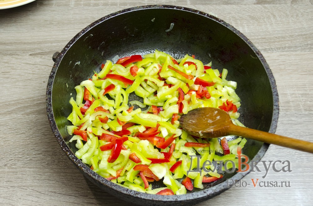 Шаг 13 приготовления Чахохбили из курицы