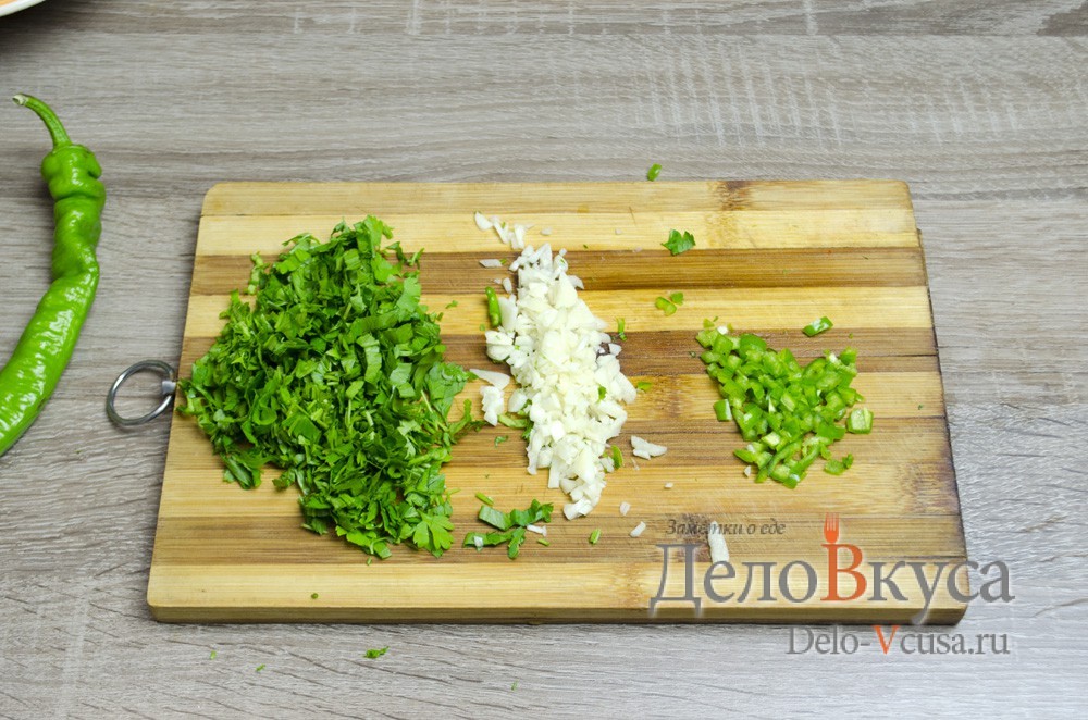 Шаг 8 приготовления Чахохбили из курицы