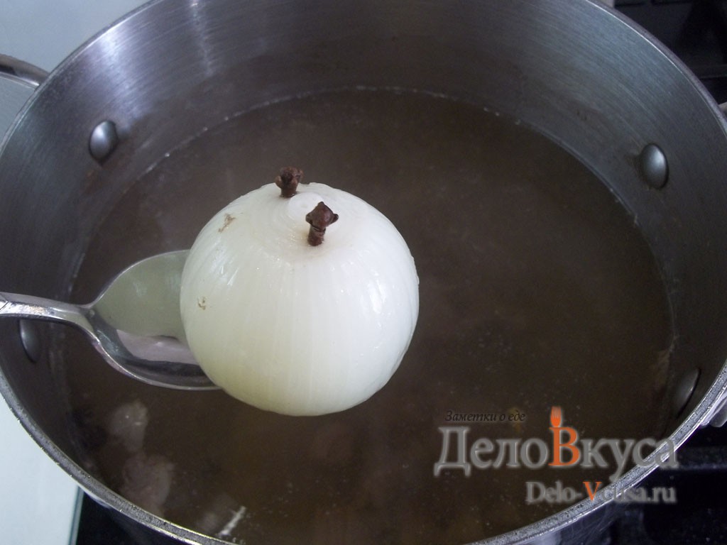 Шаг 6 приготовления Солянка сборная мясная
