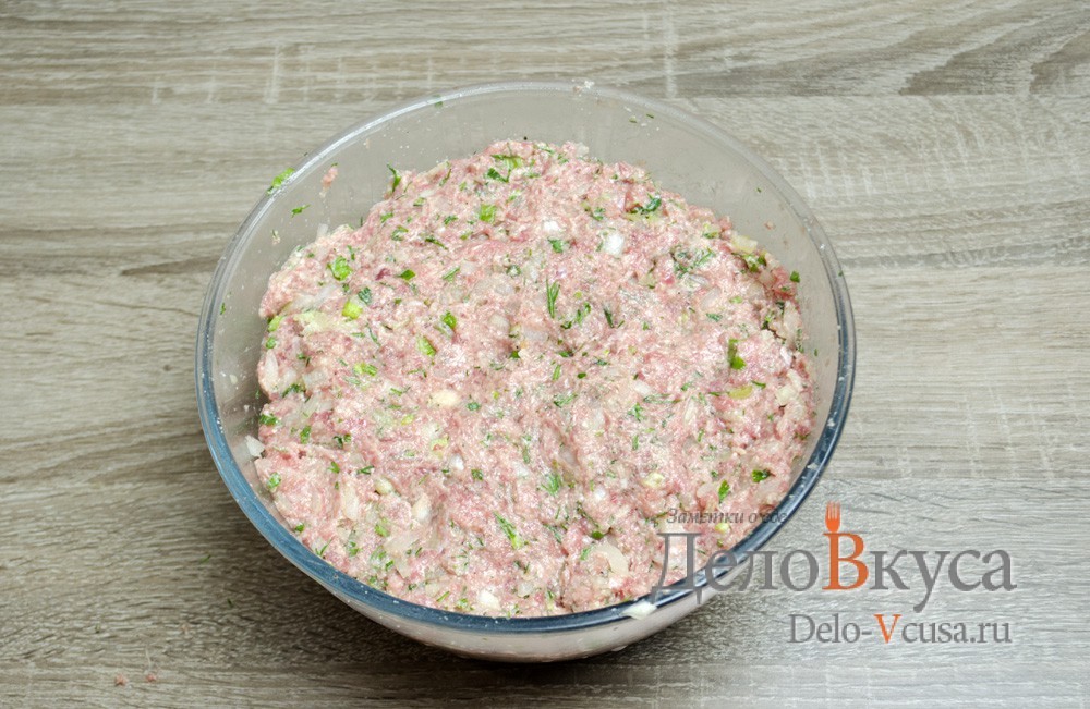 Шаг 8 приготовления Котлеты из фарша с манкой без яиц