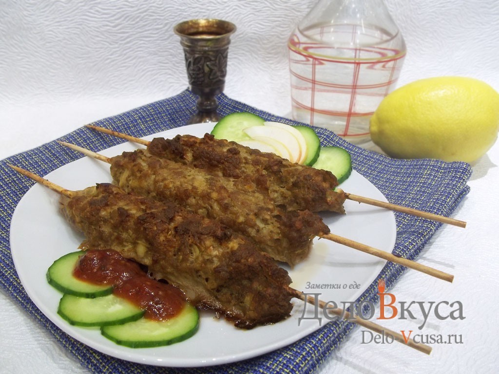 Обложка рецепта Котлеты в духовке на шпажках