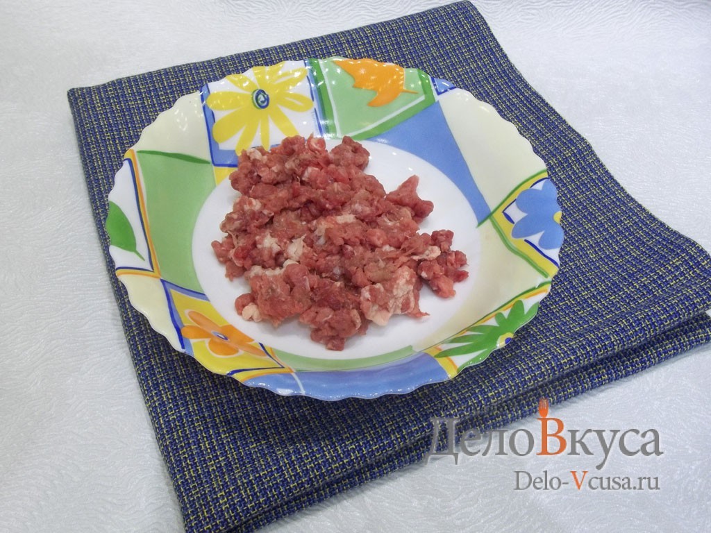 Шаг 1 приготовления Фаршированная картошка в духовке с мясным фаршем