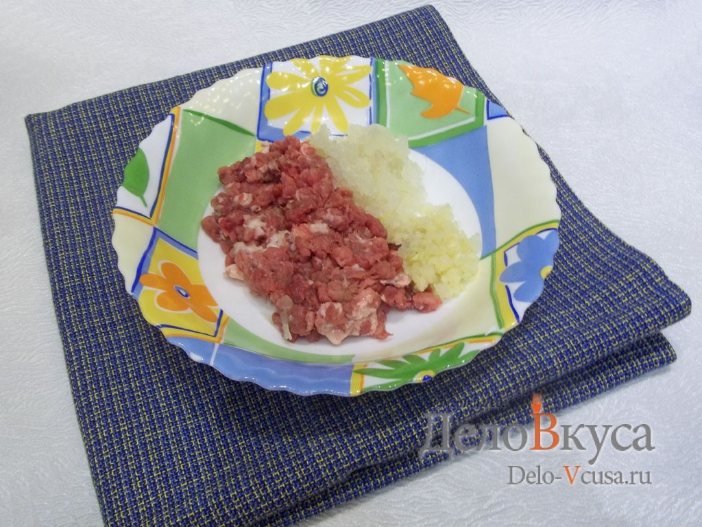 Шаг 2 приготовления Фаршированная картошка в духовке с мясным фаршем