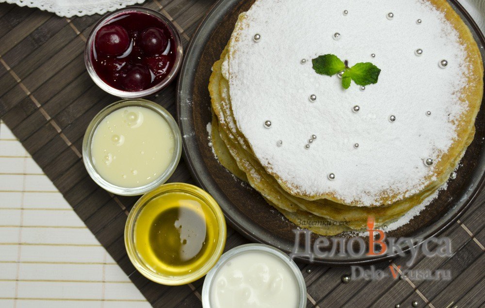 Шаг 18 приготовления Блины на дрожжах