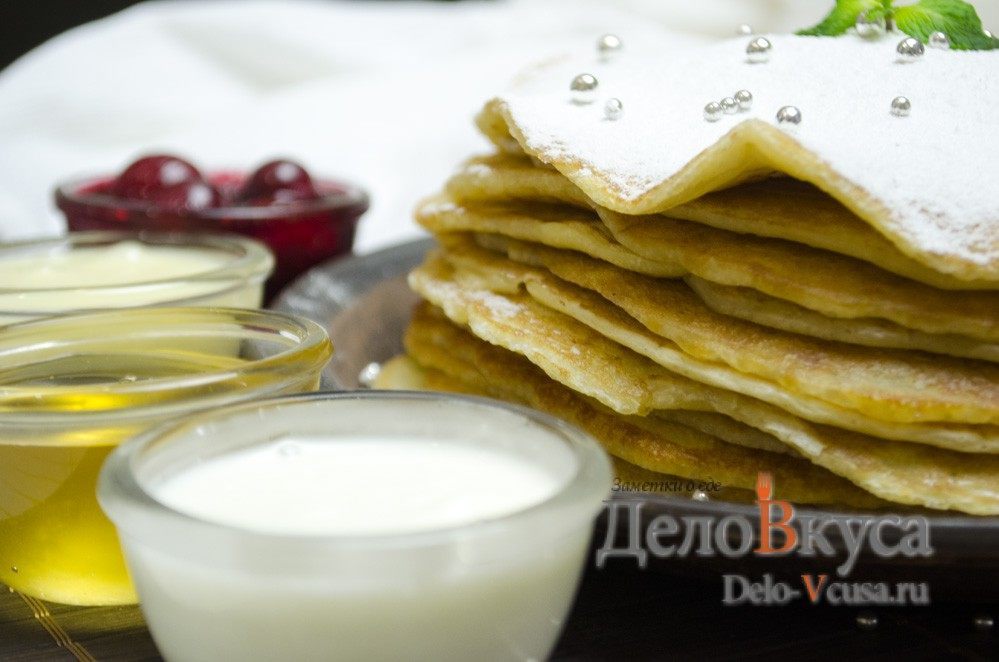 Шаг 20 приготовления Блины на дрожжах