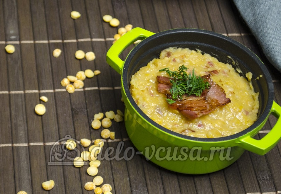 Шаг 9 приготовления Гороховая каша