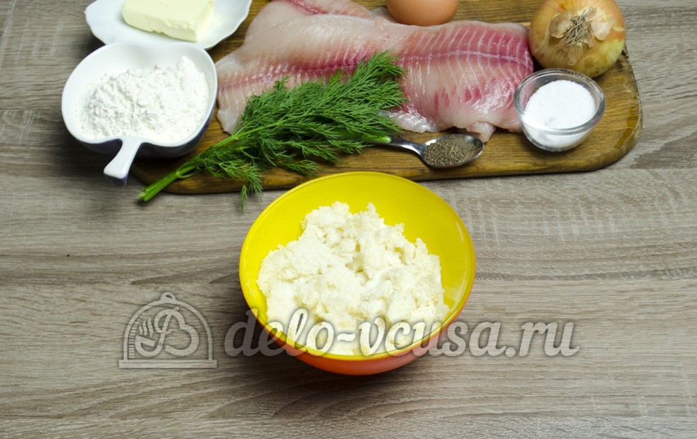 Шаг 1 приготовления Рыбные котлеты из щуки