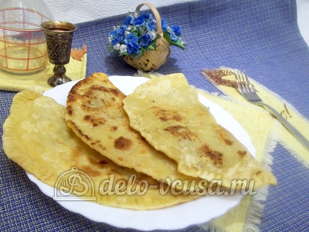 Обложка рецепта Чебуреки с мясом