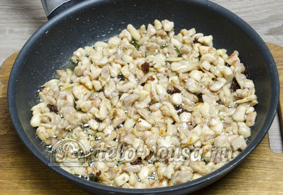 Шаг 15 приготовления Шаурма с курицей в домашних условиях