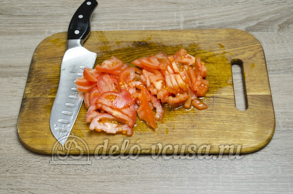 Шаг 8 приготовления Шаурма с курицей в домашних условиях