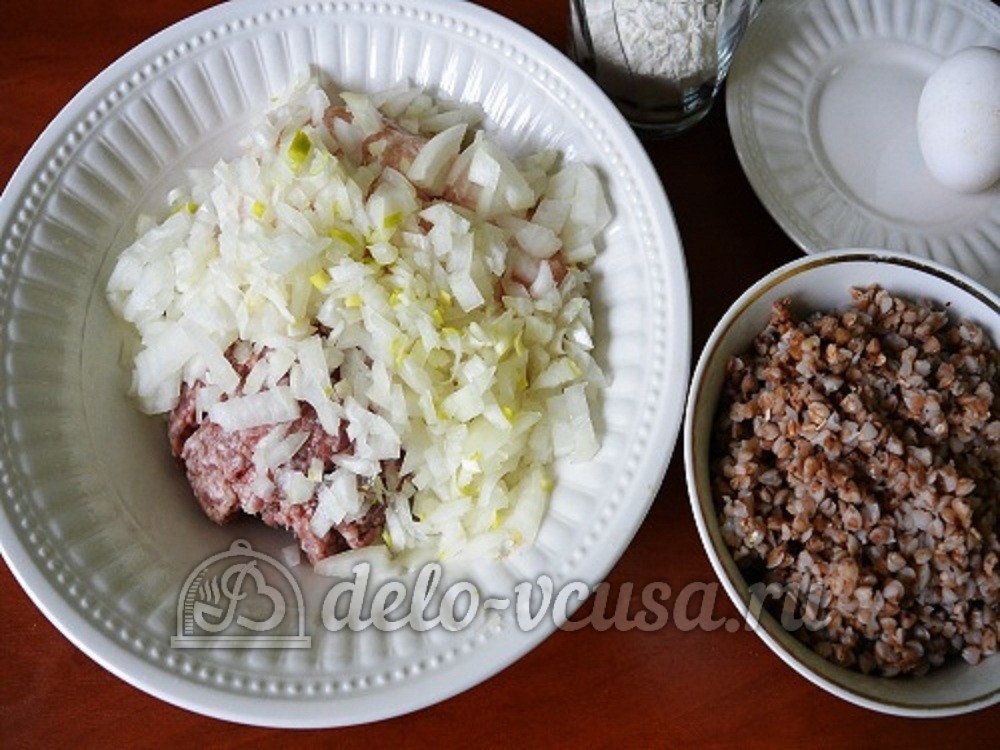 Шаг 2 приготовления Гречаники