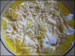 Шаг 15 приготовления Рисовая запеканка с сосисками и брынзой