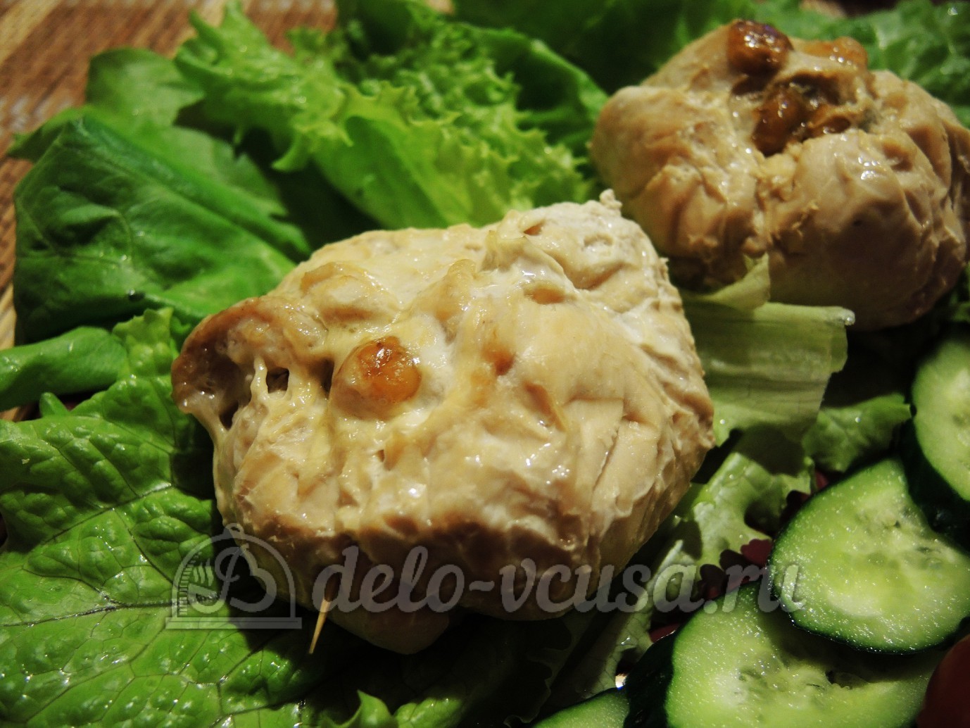 Шаг 15 приготовления Курица с грибами или куриные бомбочки