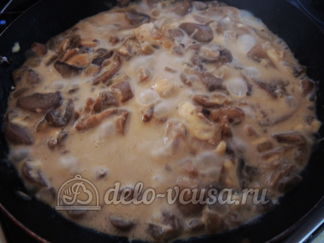 Шаг 9 приготовления Курица с грибами или куриные бомбочки